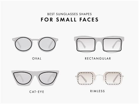 rectangular sunglasses for small face.